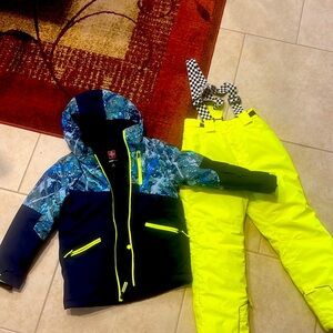 Boys snow gear ski gear. Wore one weekend now too small this year. brand new.